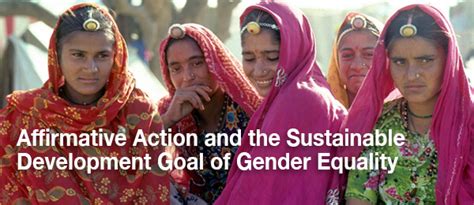 Affirmative Action And The Sustainable Development Goal Of Gender