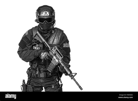 Oficial De Policía Swat Spec Ops Fotografía De Stock Alamy