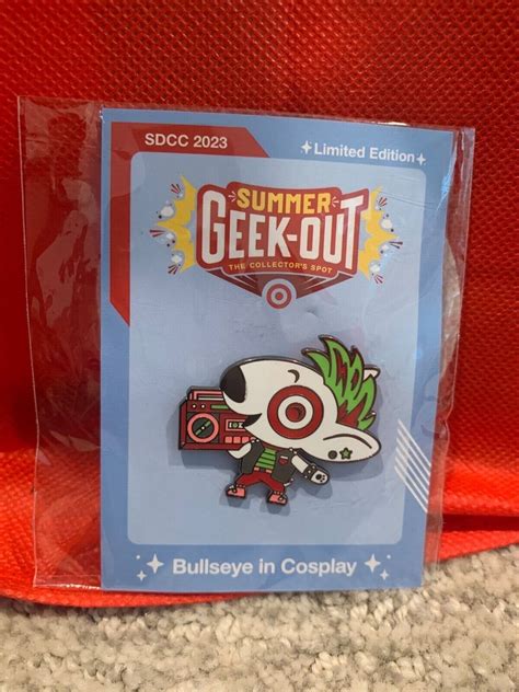 Sdcc 2023 Entertainment Earth Thursday Target Punk Bullseye Enamel Pin