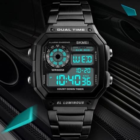 Jual Jam Pria Sport Tahan Air Skmei Original Impor Jam Digital Led