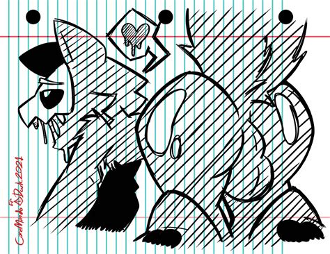 Becoming A Dark Latex Wolf 02 02 Sketch By CoreMindsDark Hentai Foundry