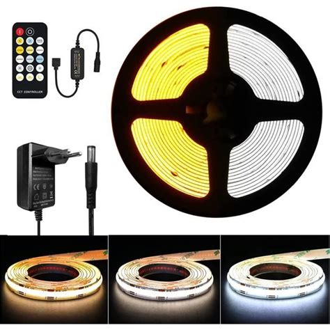 Dc V Ruban Led Cob Cct R Glable M Led M D Coupable Bande