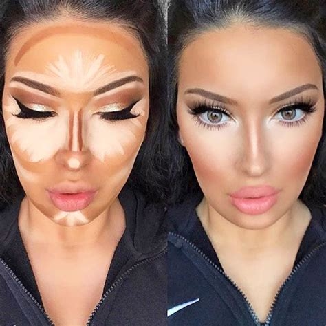 How To Apply Contour Makeup Depending On Your Skin Tone Contour