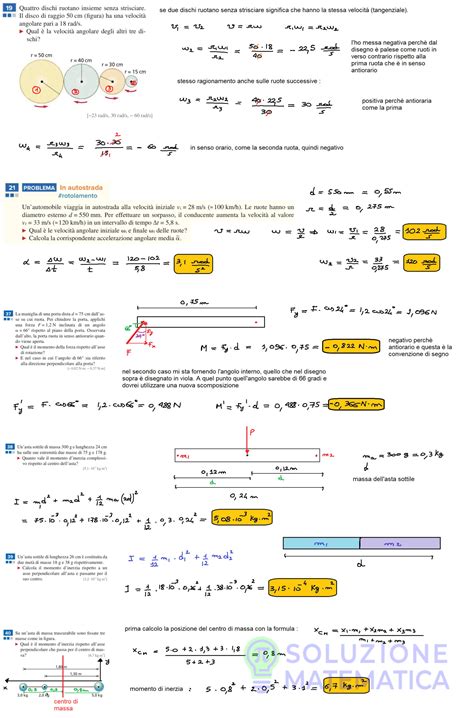 Corpo Rigido Rotazioni Soluzione Matematica