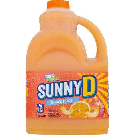 Sunnyd Orange Peach Juice Drink 1 Gallon