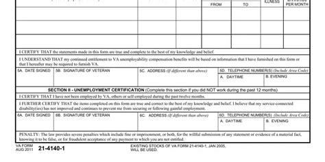 Va Form 21 4140 1 ≡ Fill Out Printable Pdf Forms Online