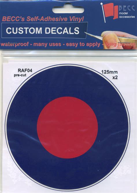 Raf Roundels Low Vis Model Sticker Decals Raf Ebay