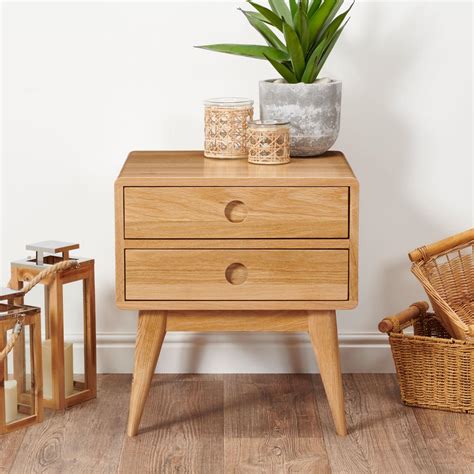 Oak Furniture Bedside Table Cabinets Matttroy