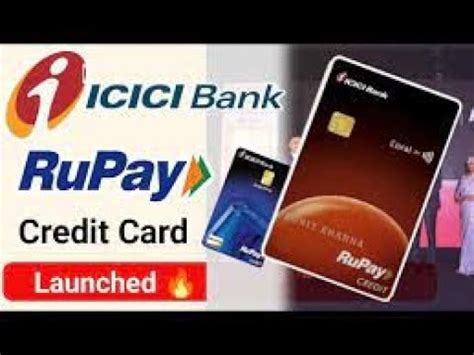 Icici Coral Rupay Credit Card Best Rupay Upi Credit Cards Youtube