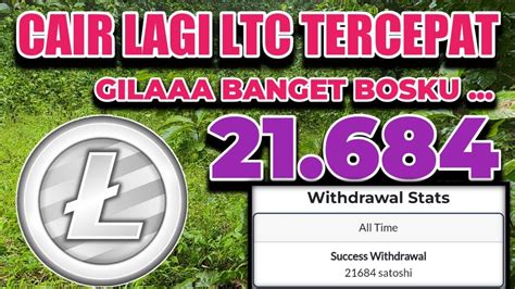 TERBARU LTC TERCEPAT GRATIS LTC Tercepat Mining LTC YouTube