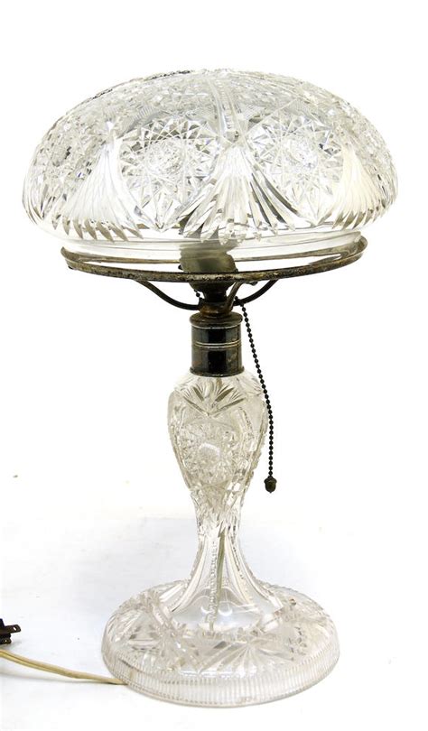 Bonhams An American Brilliant Cut Glass Table Lamp Early 20th Century