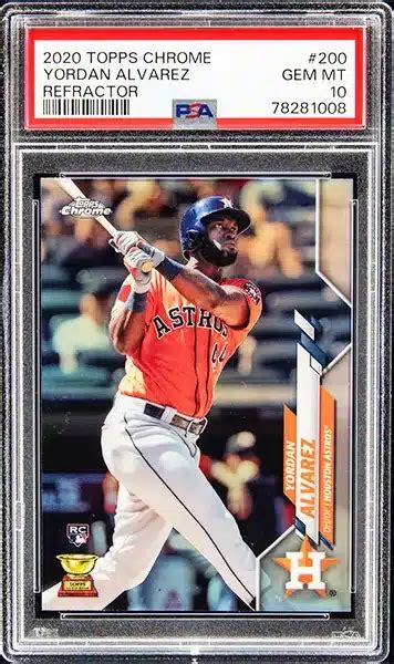 Yordan Alvarez Rookie Cards Worth Big Value Prices Guide