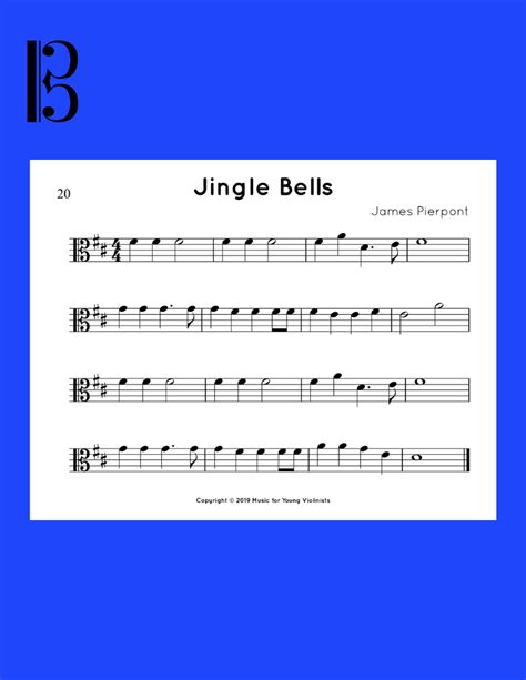 Jingle Bells Viola Sheet Music