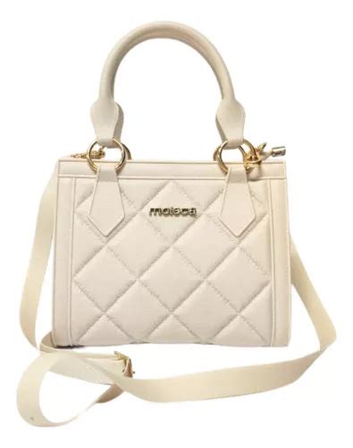 Bolsa Tiracolo Ombro Moleca Feminina Original Cor Branco Off