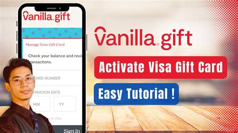 How To Activate Vanilla Visa Gift Card YouTube