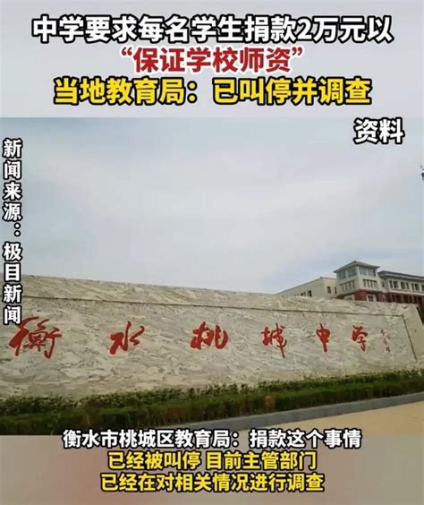 这学校真敢狮子大开口：每名学生捐款2万！网友：你怎么不去抢？ 知乎