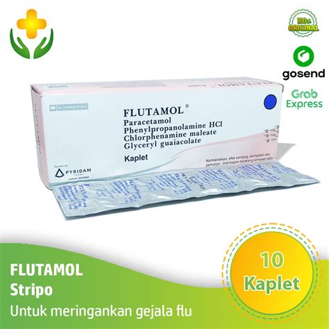 Flutamol Strip 10 Kaplet Obat Flu Batuk Demam Pilek Lazada Indonesia