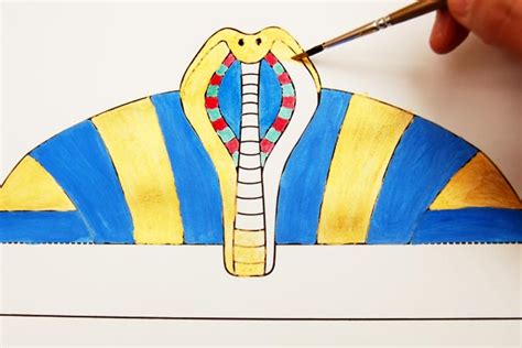 Pharaoh Headdress | Kids' Crafts | Fun Craft Ideas | FirstPalette.com