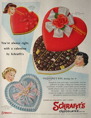 Dying For Chocolate Vintage Valentine S Day Chocolate Advertisements