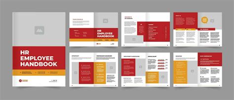 Hr Employee Handbook Layout Design 28225474 Vector Art at Vecteezy