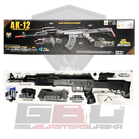 Xyl Ak12 Gel Blaster Toy Gun Black 11 Scale Gel Blasters Lanka