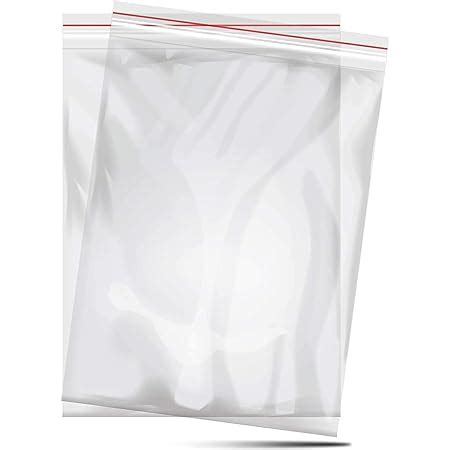 Sachets Zip Transparent 3 Bandes Blanches 7 Tailles Disponibles Sac