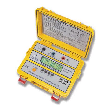 Metravi Dit High Voltage Digital Insulation Tester At Inr