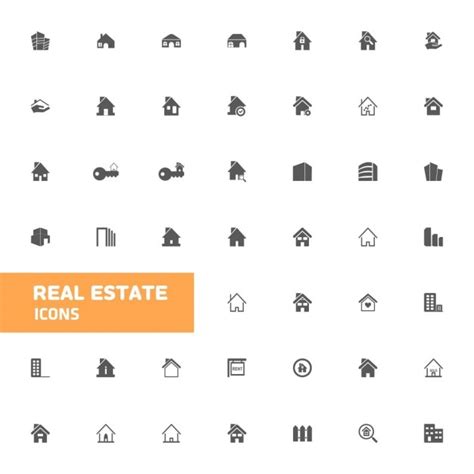 Free Real Estate Icons Commercial Use Images - Free Download on Freepik