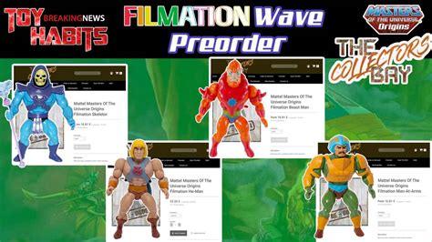 Filmation Motu Origins Wave 15 And 16 Collectors Bay Preorder Toy Habits