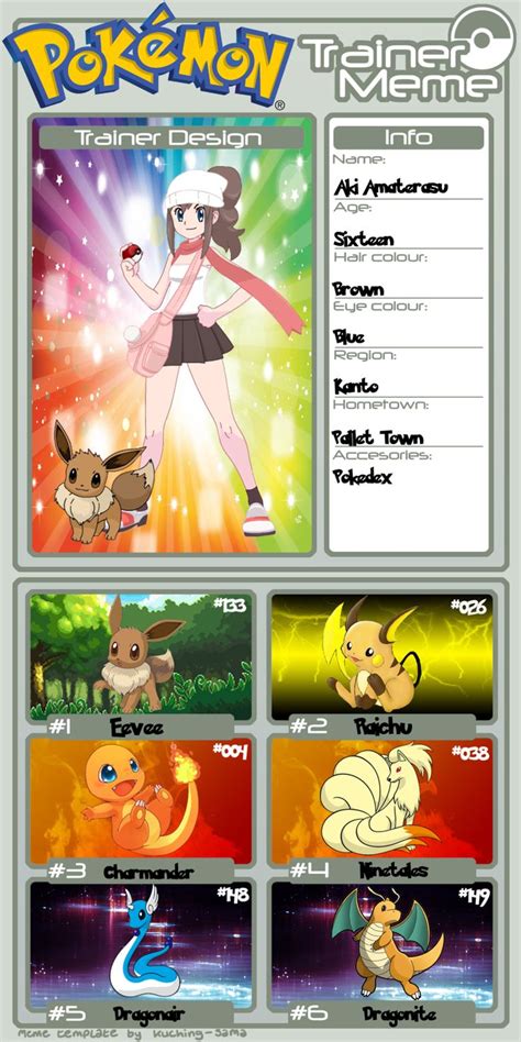 Aki Pokemon Trainer Meme By Xxtenshi On Deviantart Pokemon Pokemon