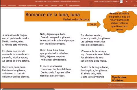 Cuantas Silabas Tiene La Rima Romance De La Luna Luna Brainly Lat