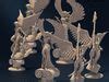 Judgment Oracles Nude And Normal Set X6 3D Model 3D Printable CGTrader