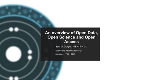 Open Data Open Access And Open Science Ppt Free Download