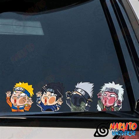 Naruto Characters Car Sticker Decal Trapped Waterproof 10-25cm