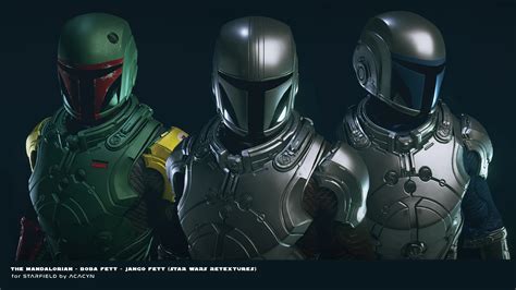 The Mandalorian Boba Fett Jango Fett STAR WARS Starborn Retextures