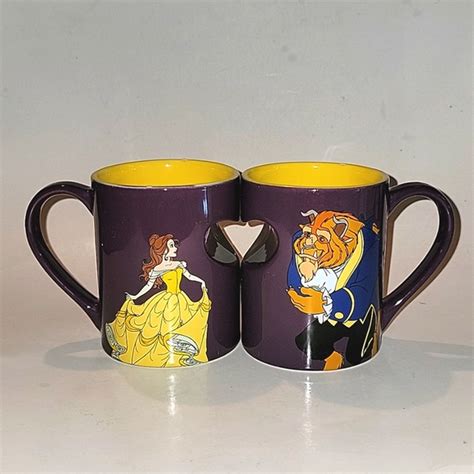 Disney Dining Disney Beauty And The Beast Coffee Mug Set Signature