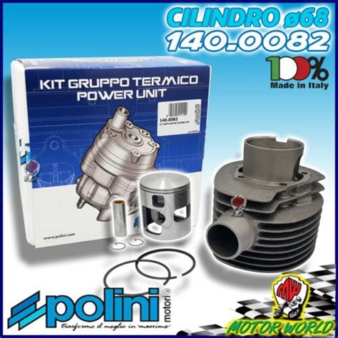 KIT CILINDRO 140 0082 MOTORE 210 CC GRUPPO TERMICO POLINI DM 68 VESPA