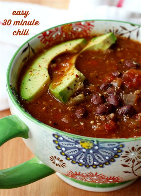 Easy 30 Minute Chili Kims Cravings