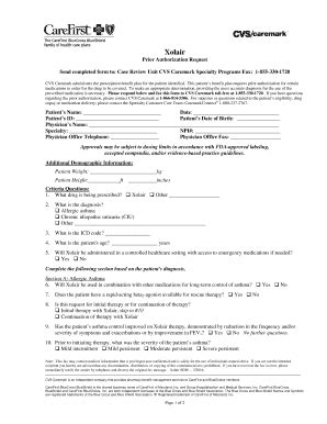 Prior Authorization Request Headfirst Blue Cross Bluesier Fill Out