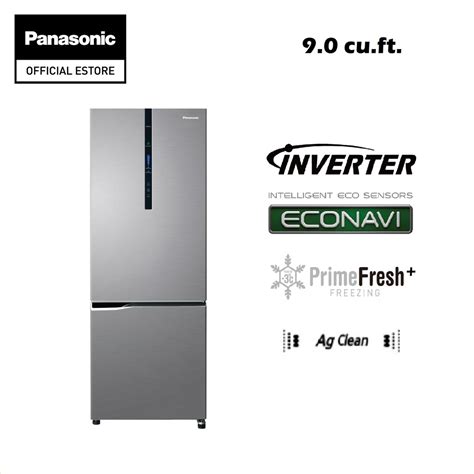 Panasonic NR BV280XSPH 9 0 Cu Ft Bottom Freezer No Frost Inverter