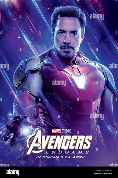 Vengadores Endgame aka vengadores 4 carácter póster Robert Downey