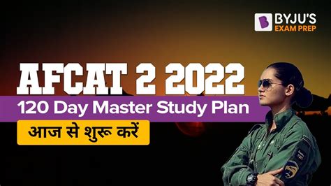 AFCAT 2 2022 120 Day Master Study Plan आज स शर कर AFCAT 2022