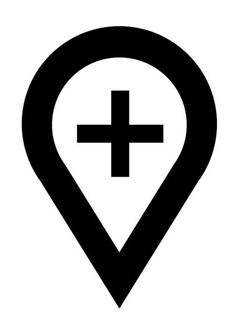 Map Location Icon Drawing Free Image Download