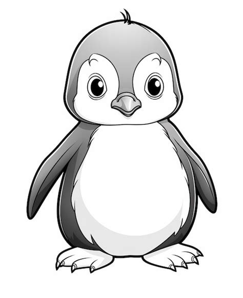 Dibujos De Pinguinos Animados Para Colorear Vsun