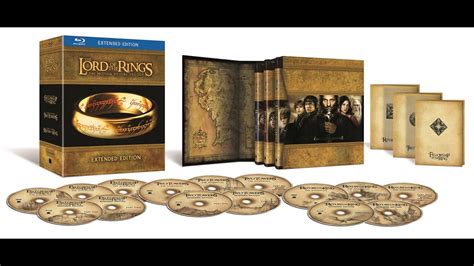 The Lord Of The Rings Trilogy Blu Ray Extended Edition Movie Box