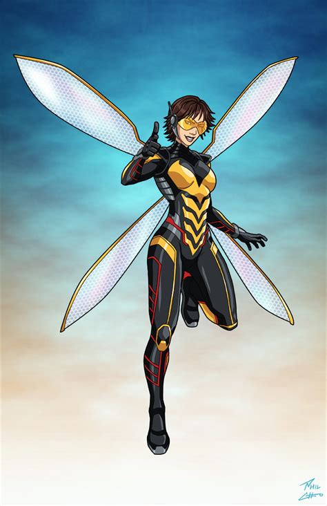 Wasp Phil Cho Marvel Comics Art Marvel Art Superhero Art