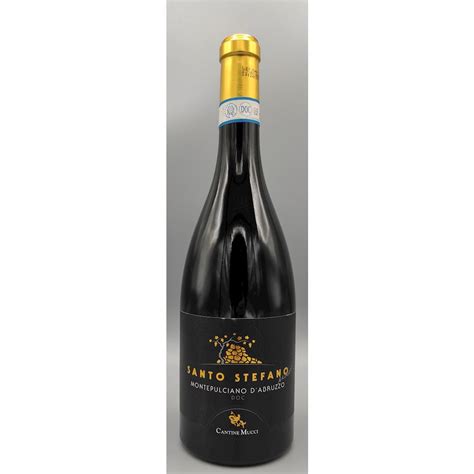 Montepulciano Dabruzzo Doc Santo Stefano 2019 Cantine Mucci