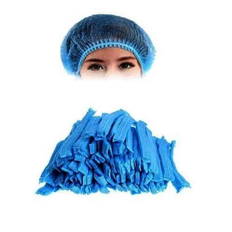 Non Woven Disposable Bouffant Caps Quantity Per Pack Pieces Size