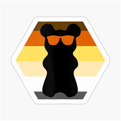 Mens Gay Bear With Sunglasses Funny Rainbow Gay Bear Sticker For Sale By Reliablefratric