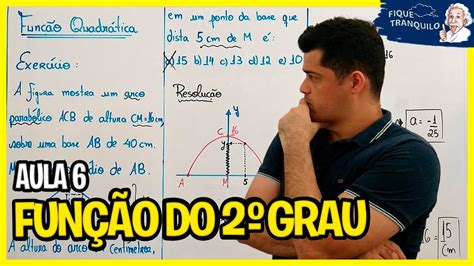 FunÇÃo QuadrÁtica Enem Aula 6 Exercícios Resolvidos Youtube